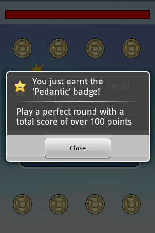 Badges rewarded
